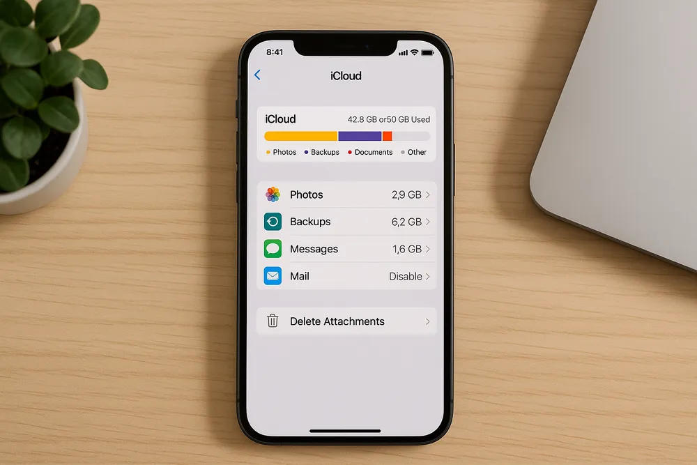 Liberar Espacio iCloud